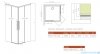 Radaway Idea 8 QL Kdd kabina 100x100cm szkło przejrzyste 10590100-01-01L/10590100-01-01R